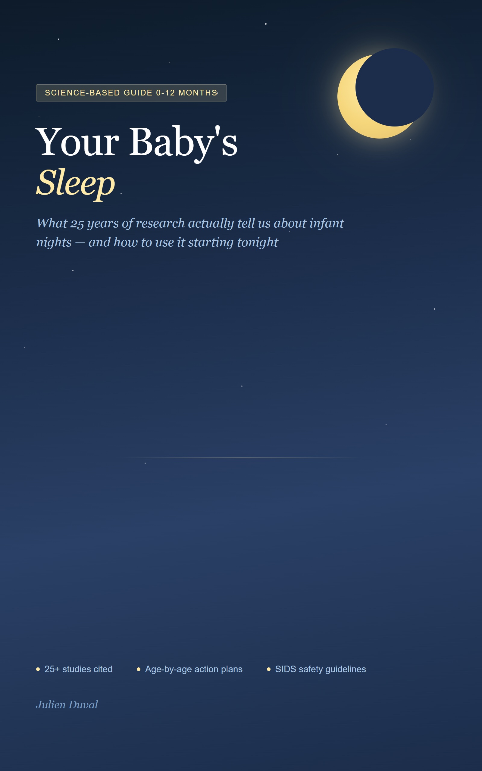 Cover of Your Baby's Sleep book