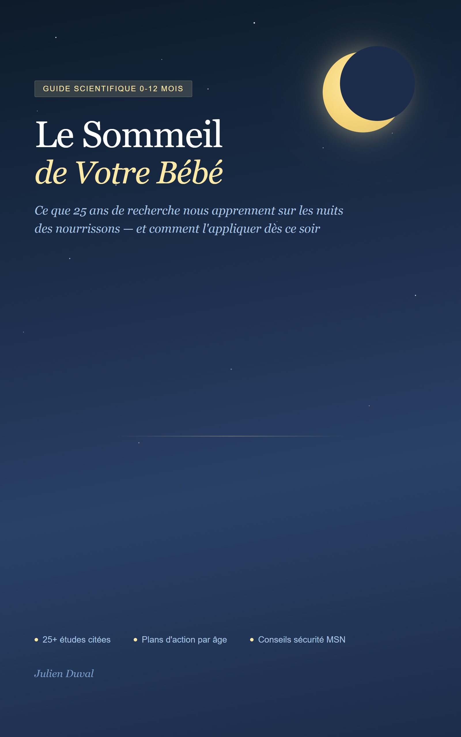 Couverture du livre Le Sommeil de Votre Bébé