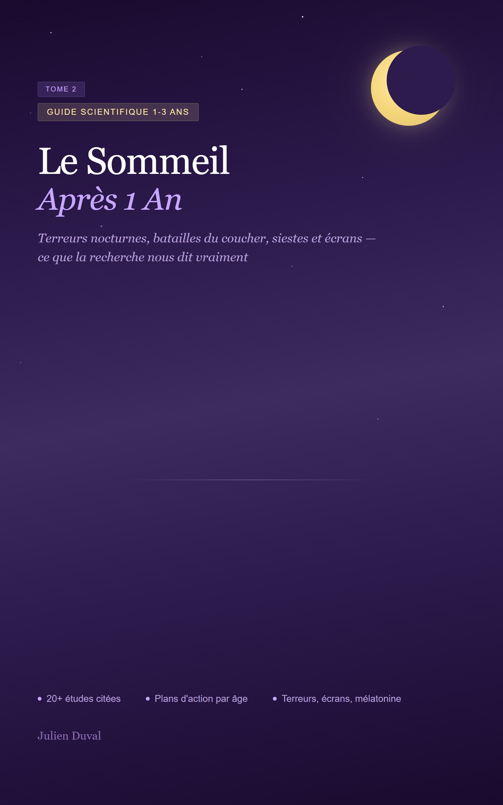 Couverture du livre Le Sommeil Après un An